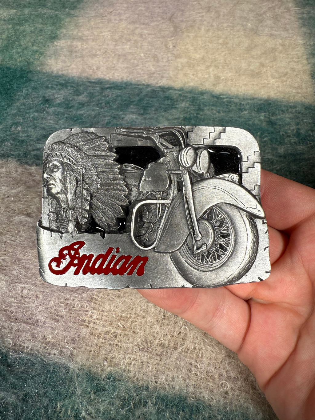 Vintage Indian Motorcycles Belt Buckle