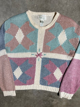 Load image into Gallery viewer, Vintage 1989 Hand Loomed Colter Bay Pattern Sweater (WL)
