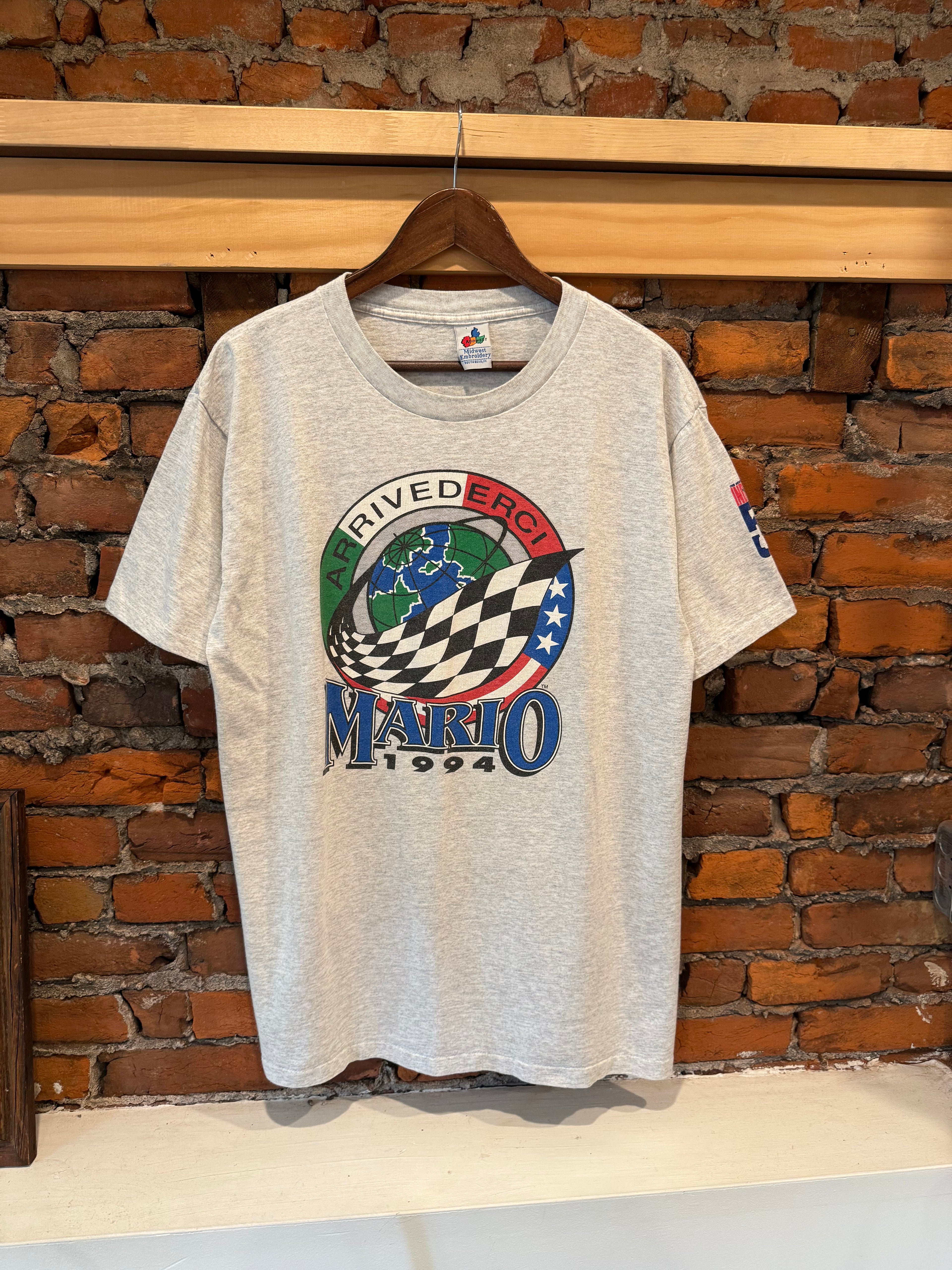 Vintage 90s Indianapolis 500 Mario Shirt (L)
