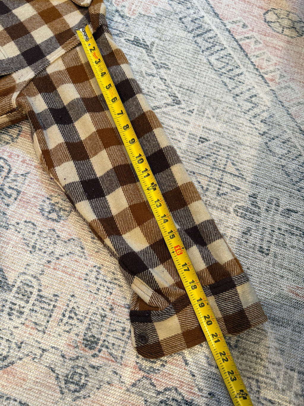 Vintage Woolrich Brown Flannel Shirt (L)