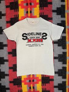 Vintage 1989 Sideline Super Bowl 23 Tee (S)