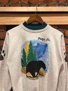 Vintage Black Bear Crewneck (Youth L)