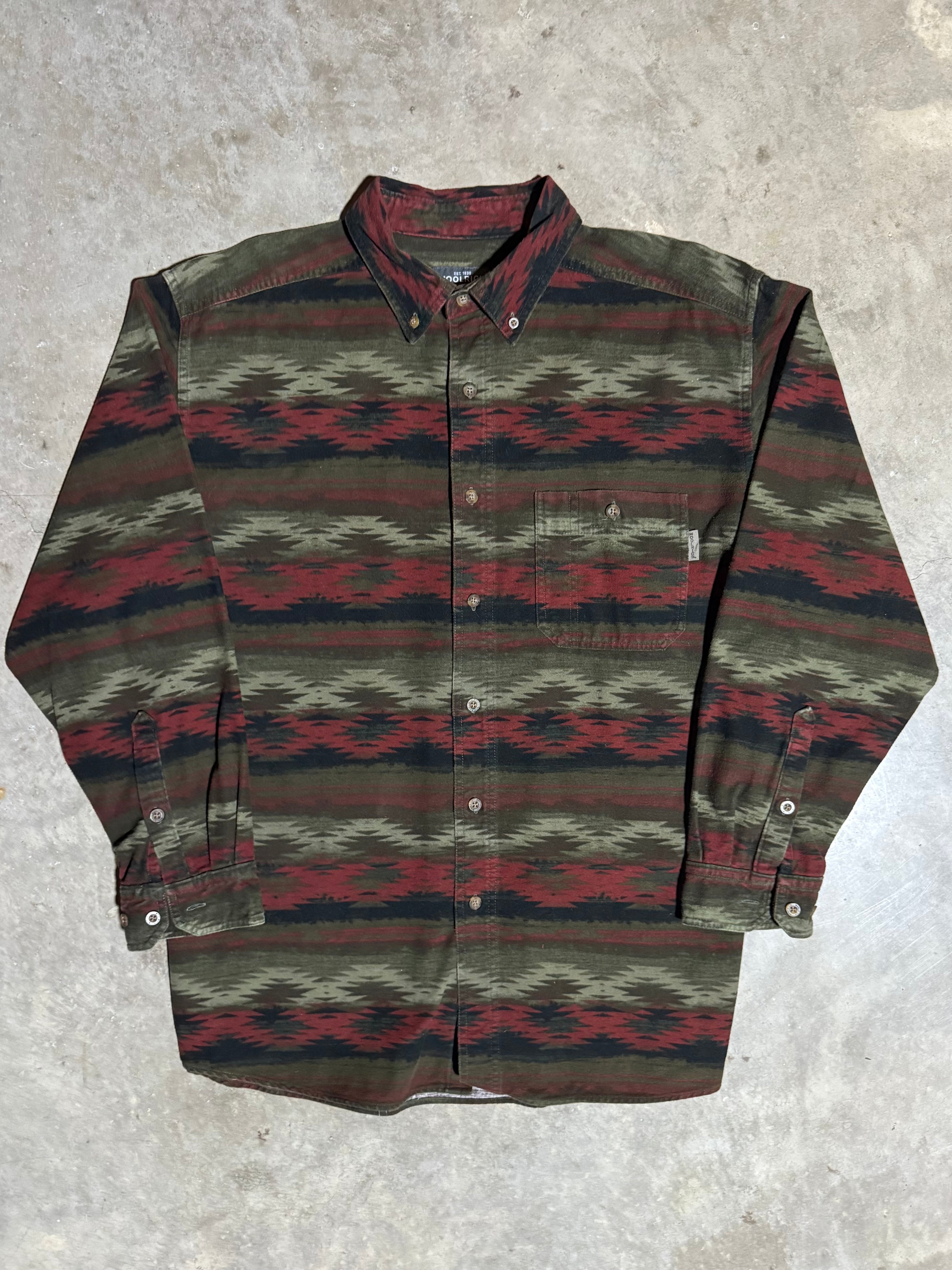 Woolrich Western Pattern Button Down (L)