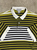 Vintage Aureus Striped Golf Polo (L)