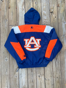 Vintage Auburn University Starter Puffer Jacket (L)