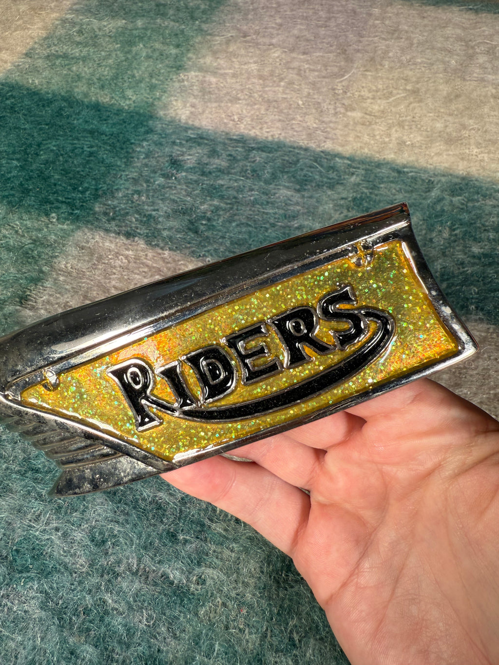 Vintage Riders Oversized Belt Buckle