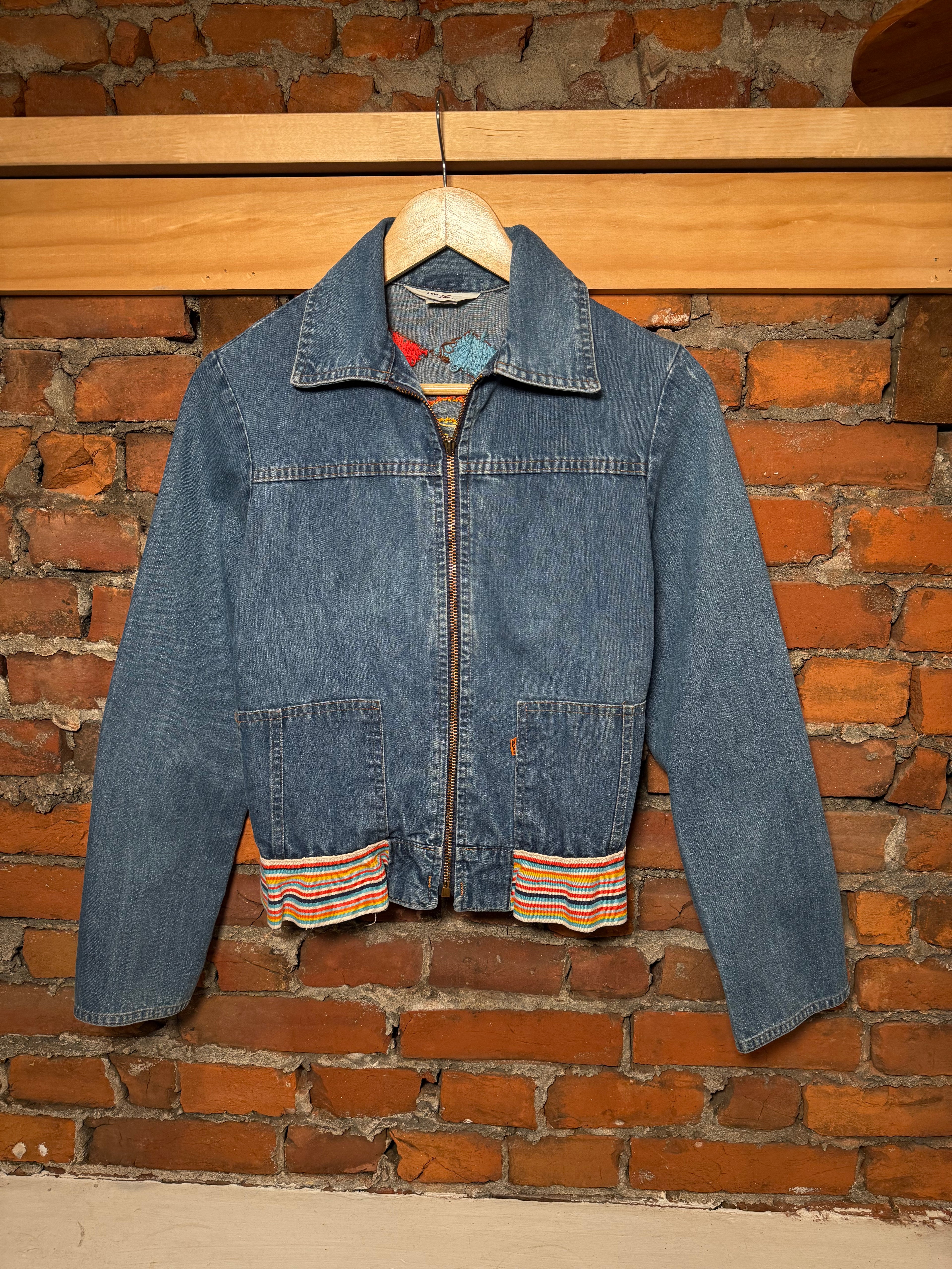 Vintage 70s Levi’s Orange Tab Western Stitched Jean Jacket (WS)(Flaw)