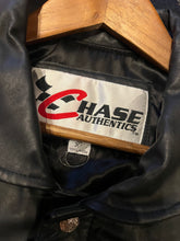 Load image into Gallery viewer, Vintage Black Out Leather Dale Earnhardt Jacket By Jeff Hamilton (XL)

