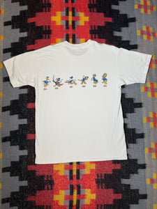 Vintage 90s Donald Duck Through The Years Double Sided Shirt (L)