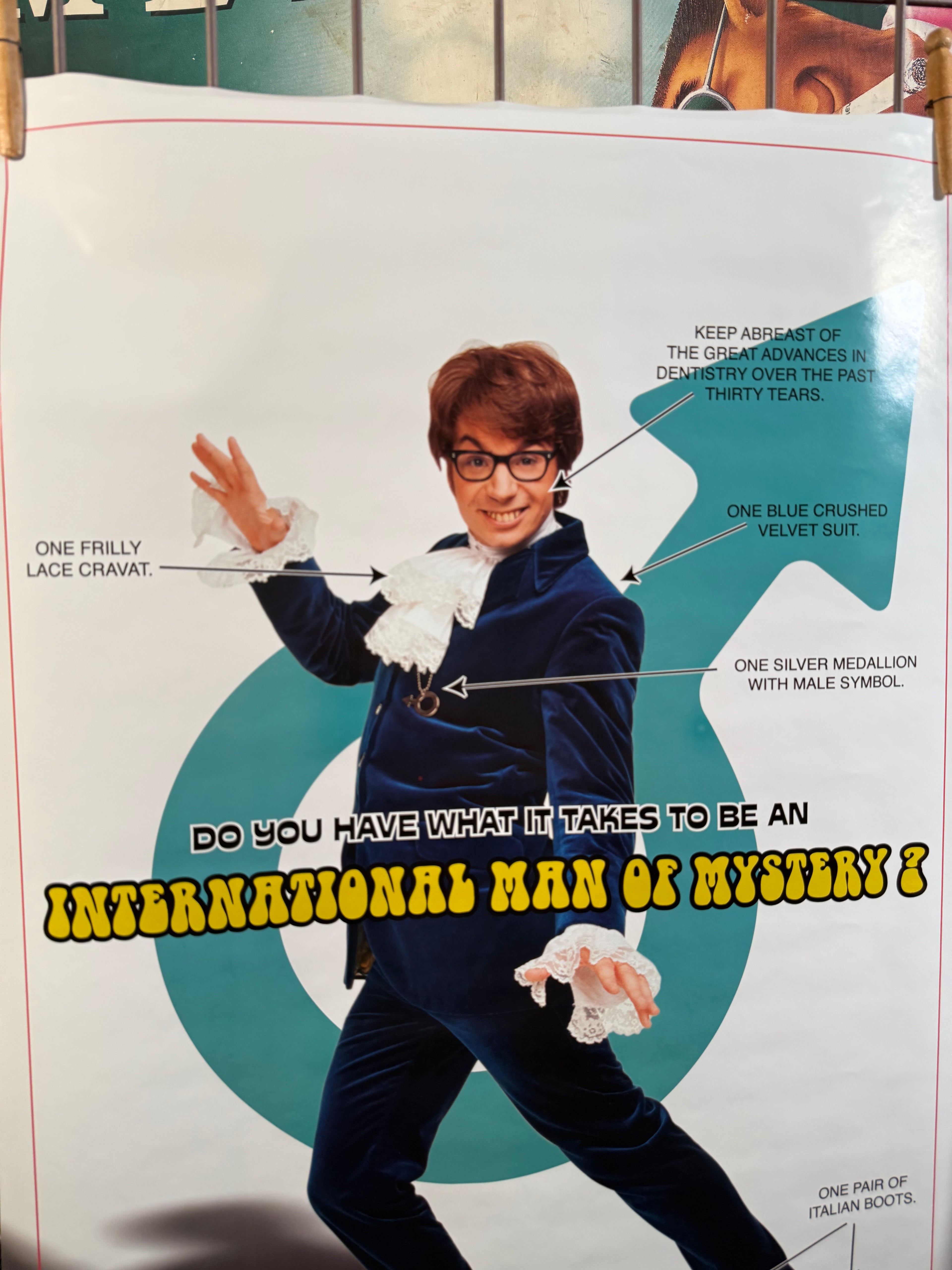 Vintage 2002 Austin Powers International Man of Mystery Poster