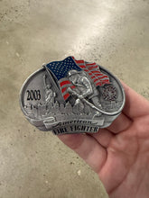 Load image into Gallery viewer, Vintage 2003 American Firefighter Belt Buckle
