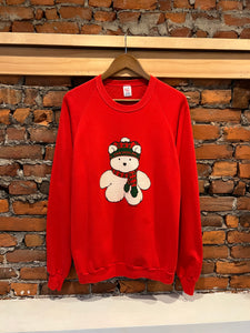 Vintage 80s Santabear Crewneck (S)