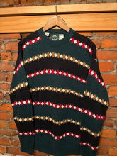 Load image into Gallery viewer, Vintage Jantzen Red Green and Tan Sweater (L)
