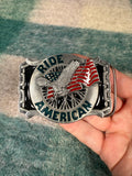Vintage Ride American Motorcycles Belt Buckle