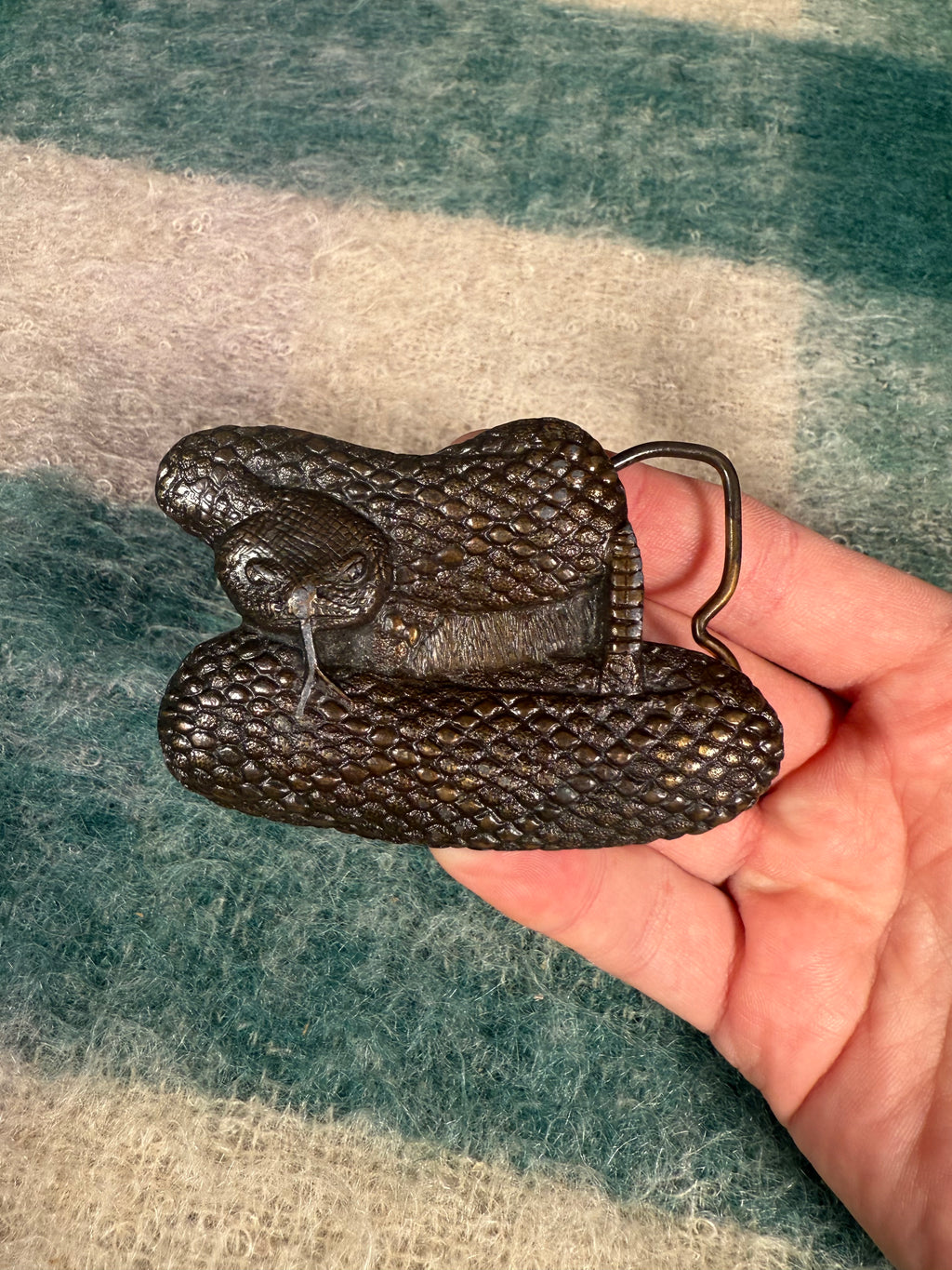 Vintage Snake Belt Buckle
