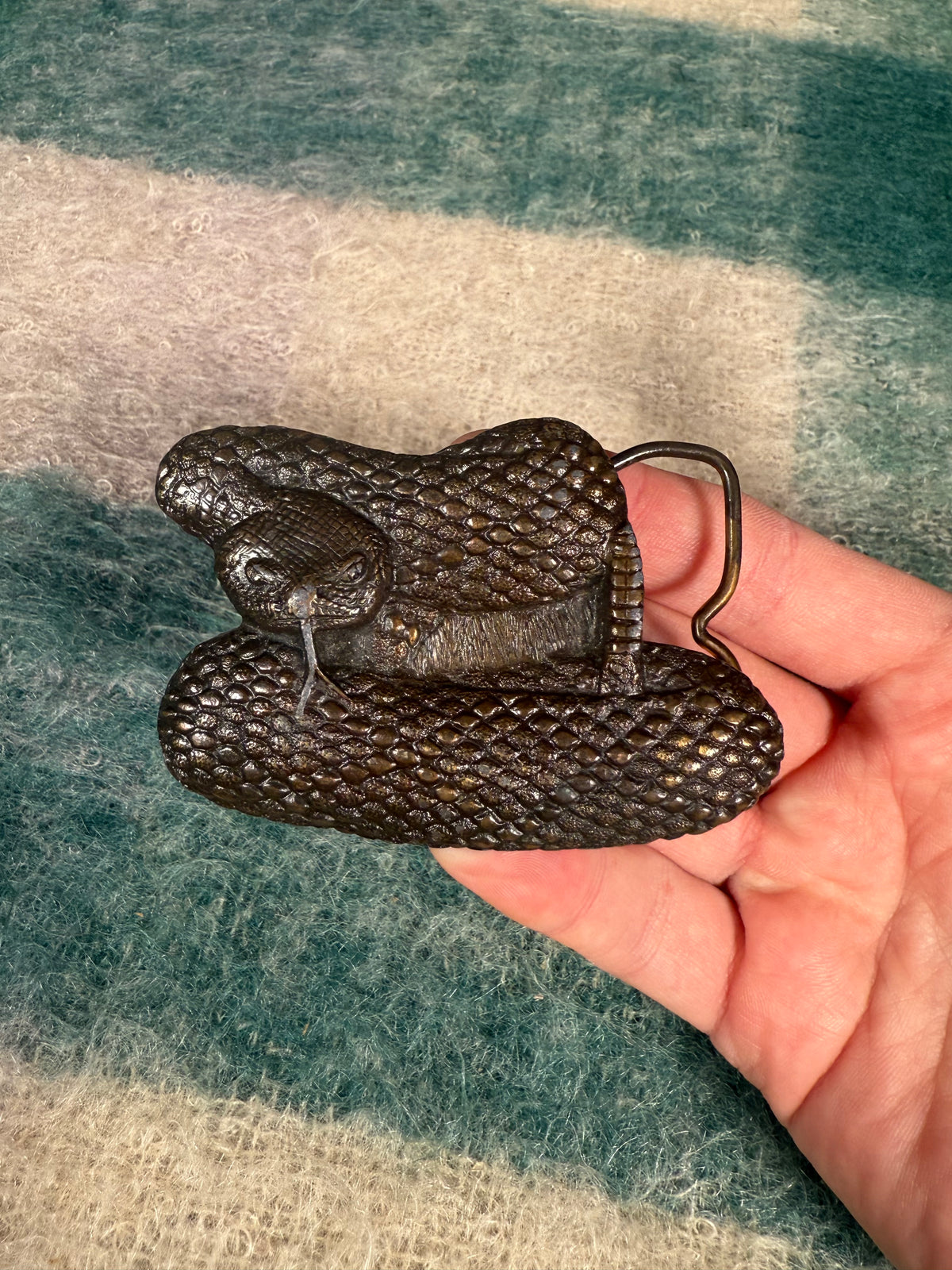 Vintage Snake Belt Buckle