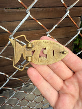 Load image into Gallery viewer, Vintage Jesus Fish Belt Buckle
