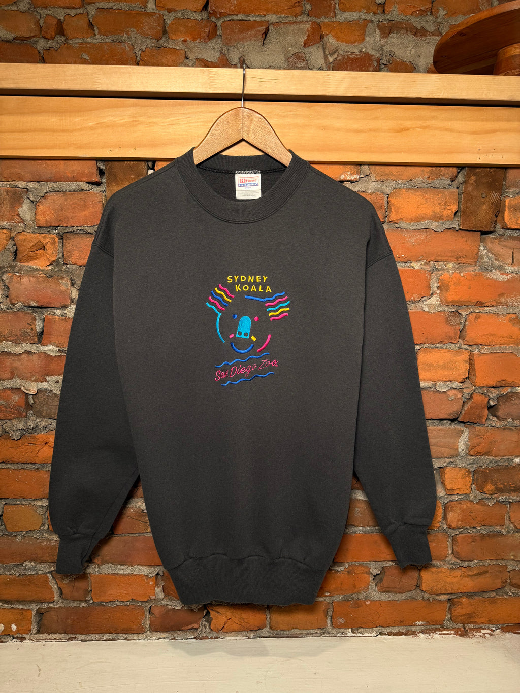Vintage San Diego Zoo Koala Embroidered Crewneck (M)
