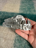 Vintage 3D Train Belt Buckle