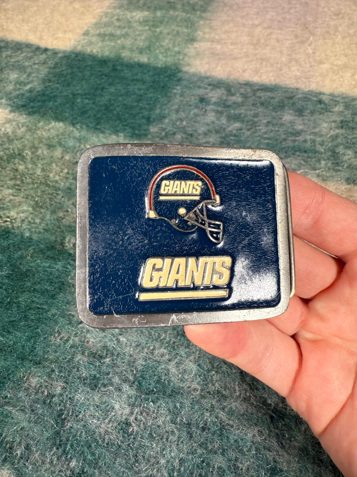 Vintage New York Giants Square Belt Buckle