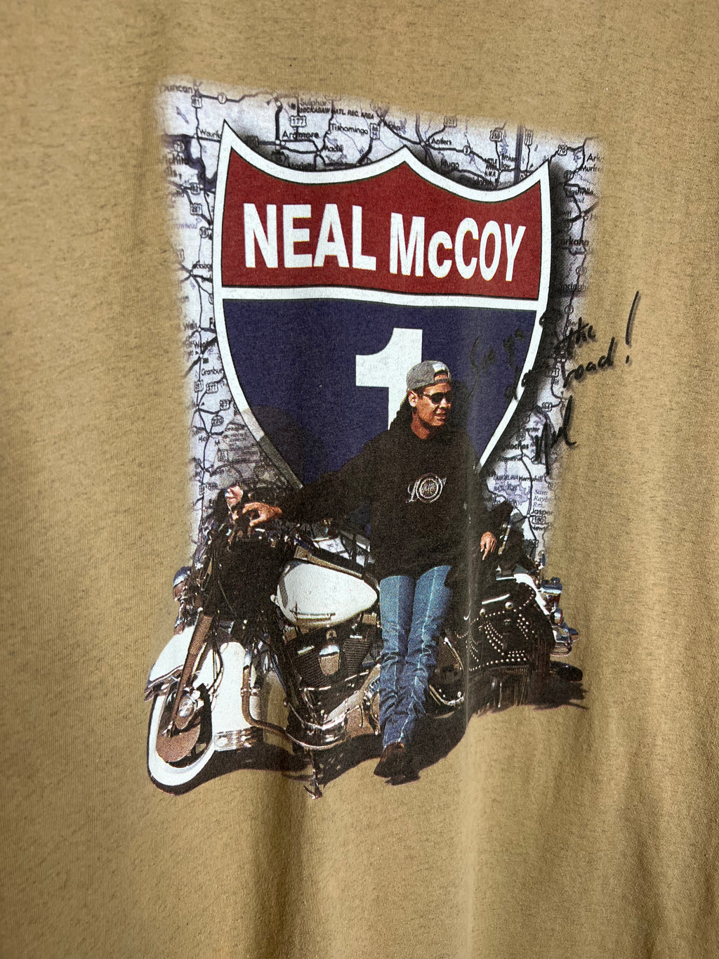 Vintage Neal McCoy Double Sided Concert Tee (XL)