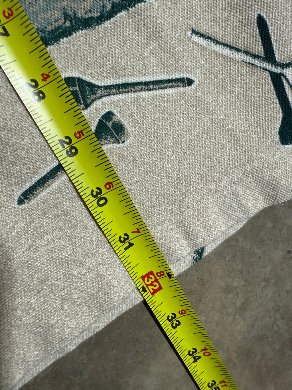 Vintage Tigger Golf All Over Print Polo Shirt (XL)