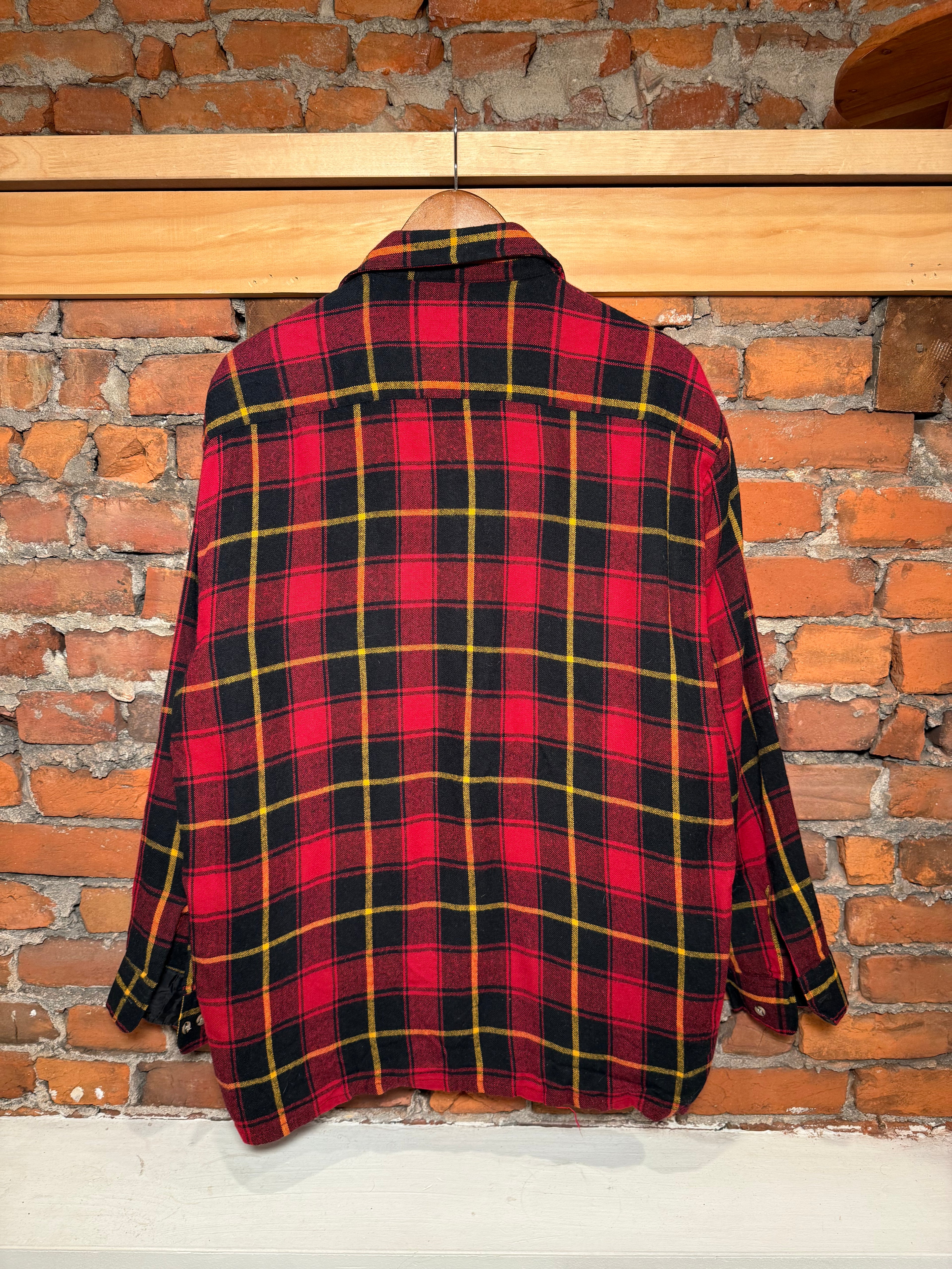 Vintage Claybrooke Outdoors Red Flannel Shirt (XL)