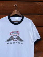 Load image into Gallery viewer, 2000s No Fear Energy Drink Ringer T-Shirt (L)
