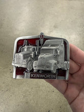 Load image into Gallery viewer, Vintage Kenworth Tractor Trailers Belt Buckle
