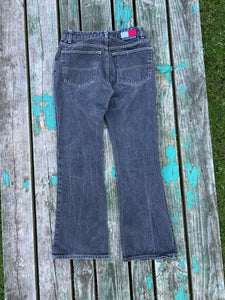 Vintage Tommy Hilfiger Womens Flare Jeans (7, 30x31)
