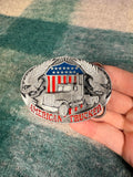 Vintage American Trucker Belt Buckle