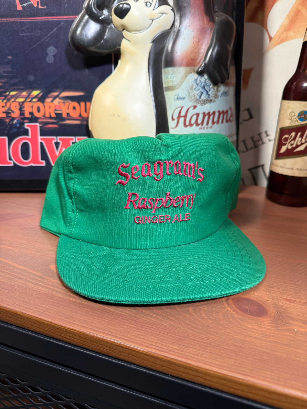 Vintage Seagrams Raspberry Ginger Ale Snapback Hat