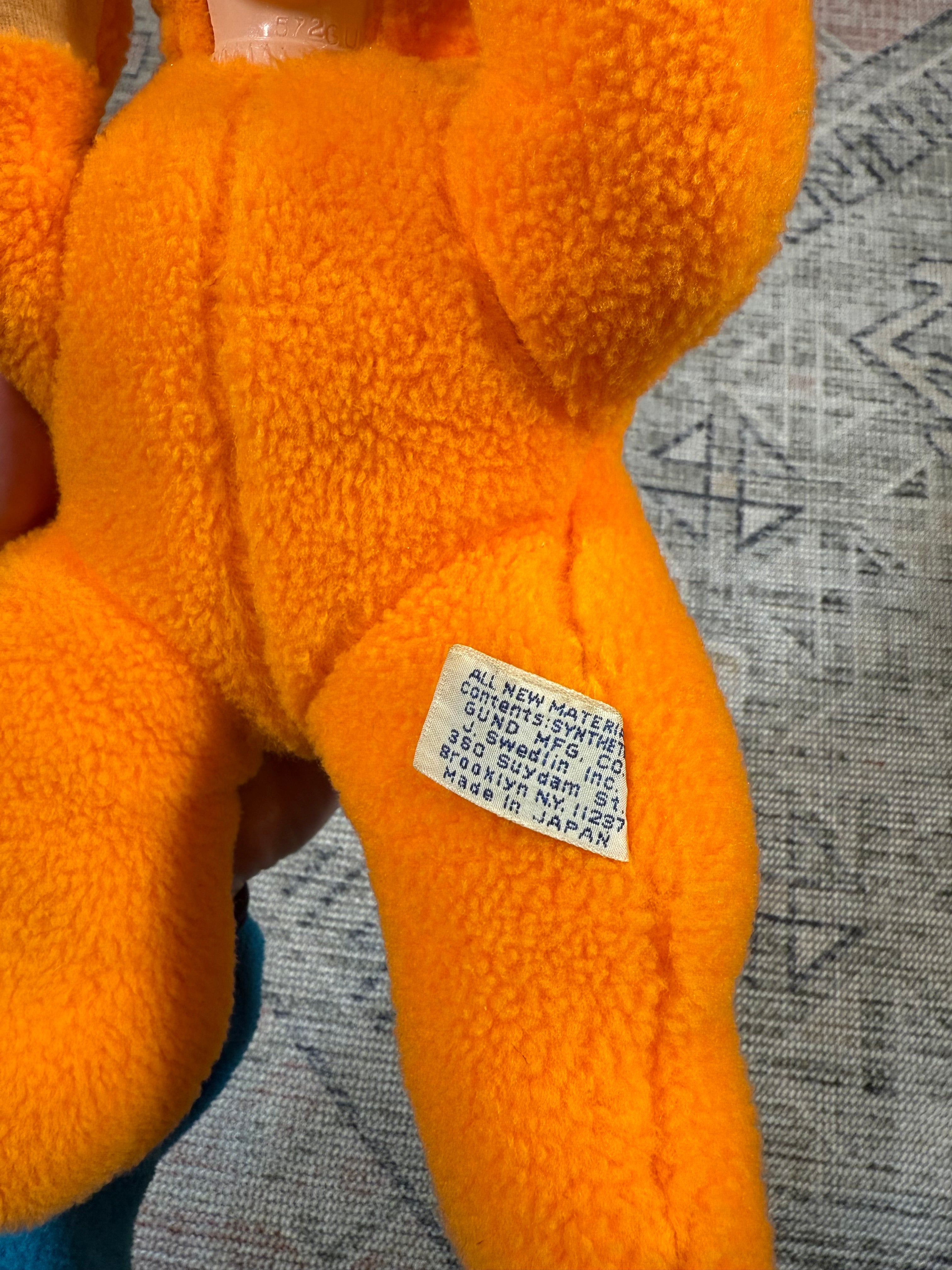 True Vintage Gund Orange Plush