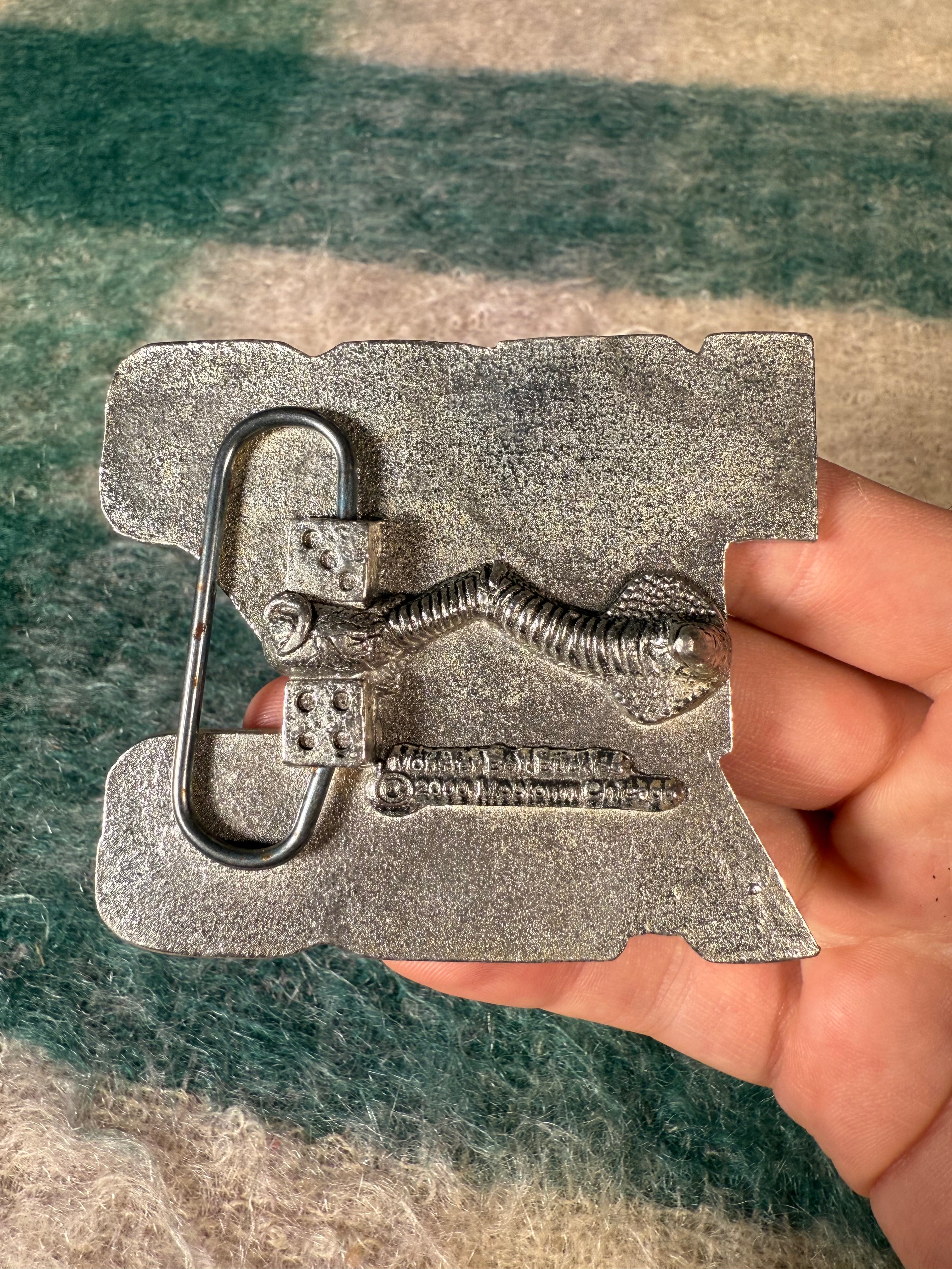 Vintage 2000 Kiss My Ass Belt Buckle
