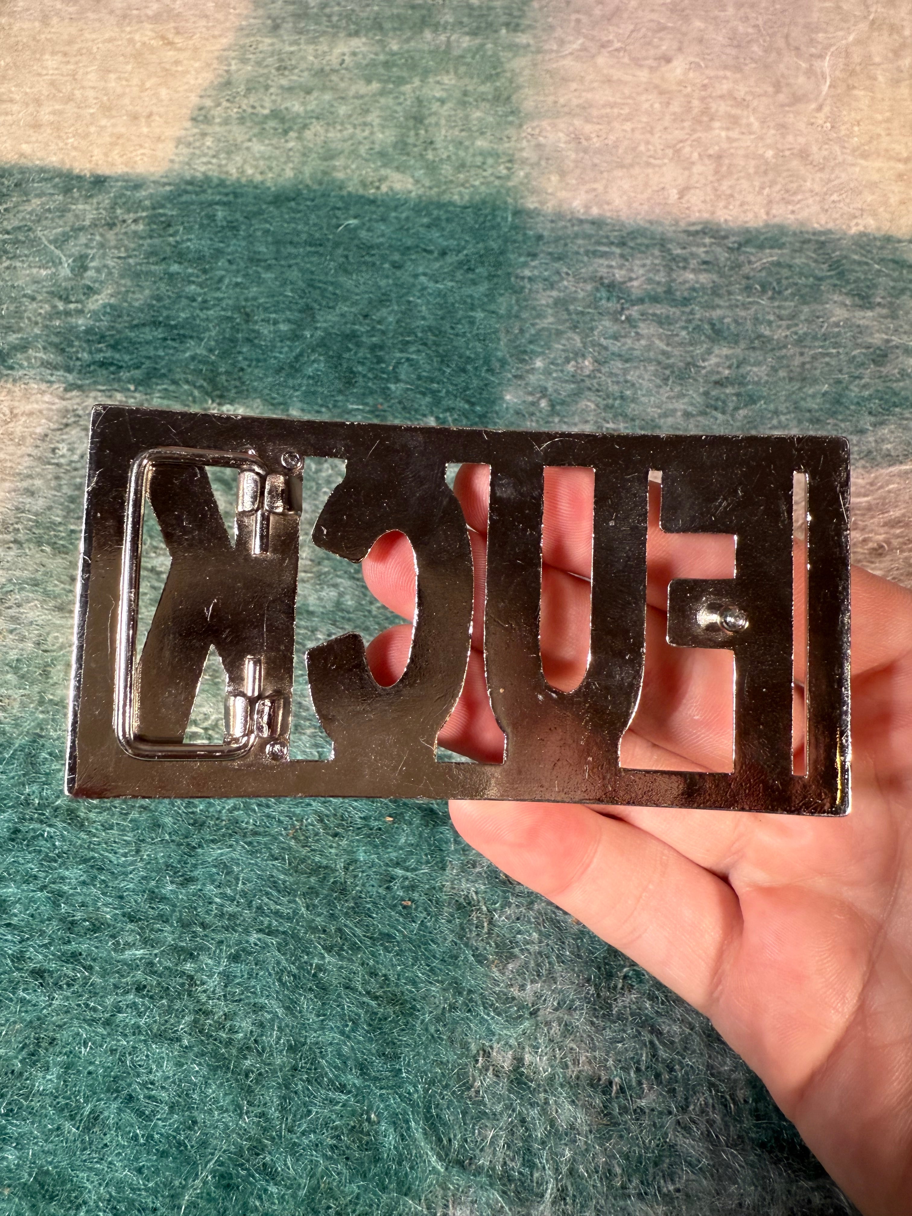 2000s Fuck Belt Buckle