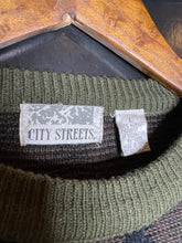 Load image into Gallery viewer, Vintage Cut and Sew Earth Tone Sweater (L)
