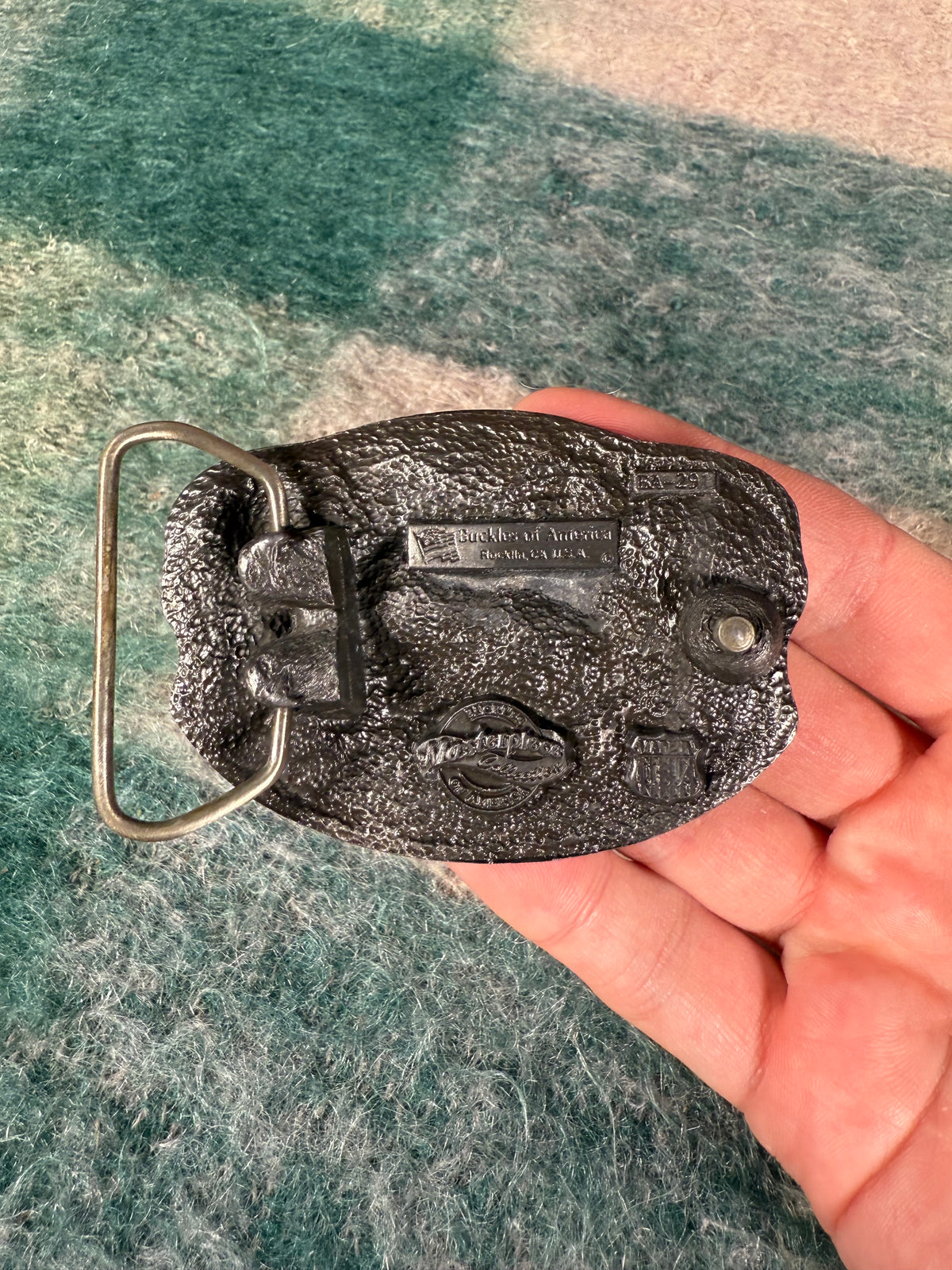 Vintage Hunting Belt Buckle