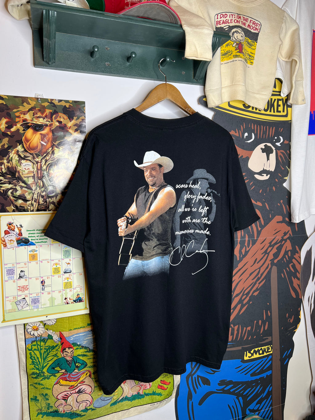 Vintage Chris Cagle Chicks Dig It Double-Sided Concert Tee (L)