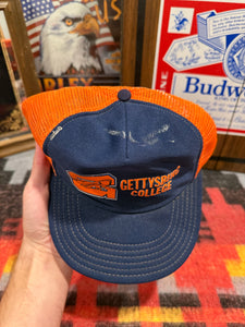 Vintage 80s Gettysburg College Trucker
