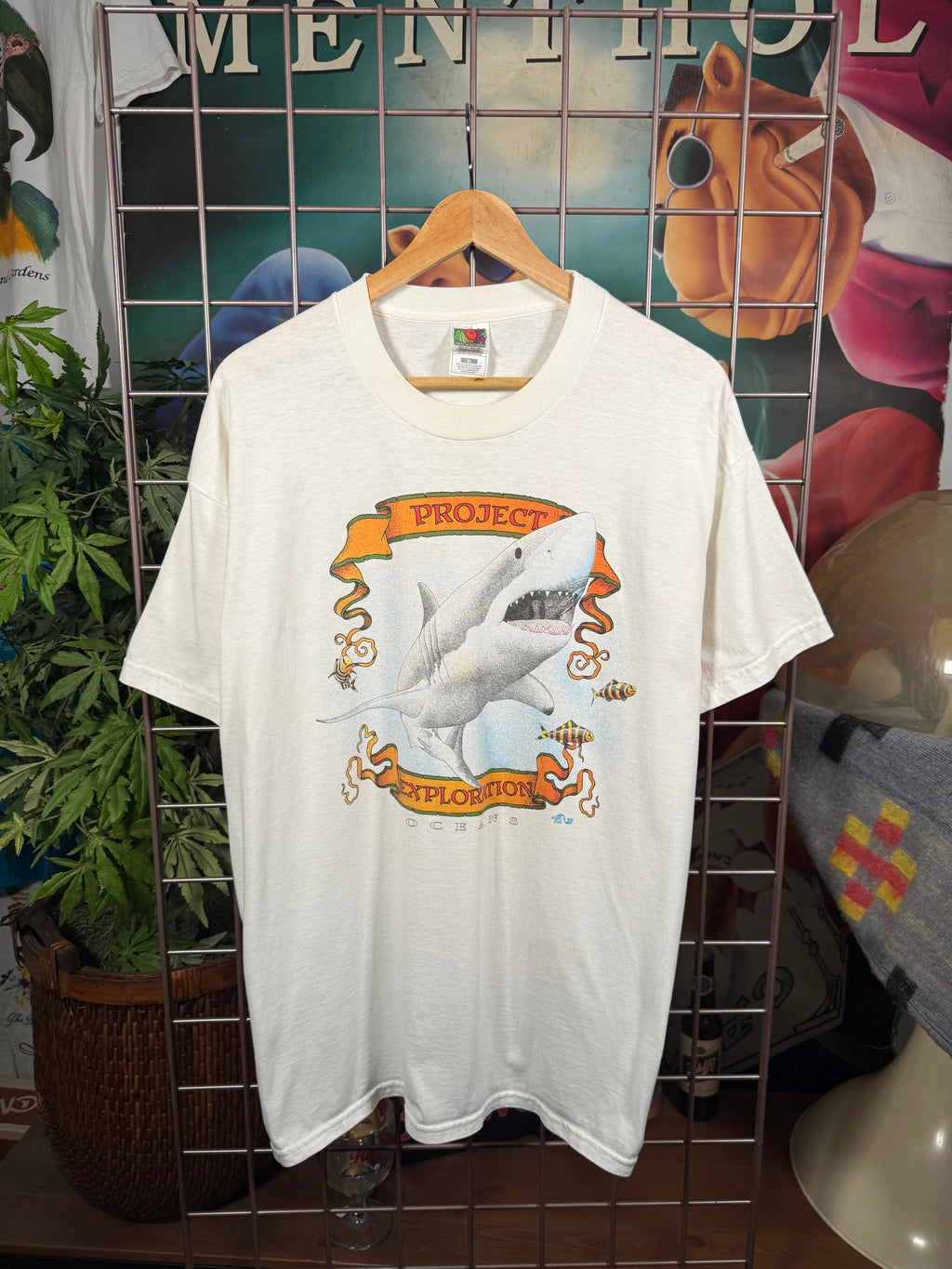 Vintage 1998 Project Exploration Shark T-Shirt (XL)