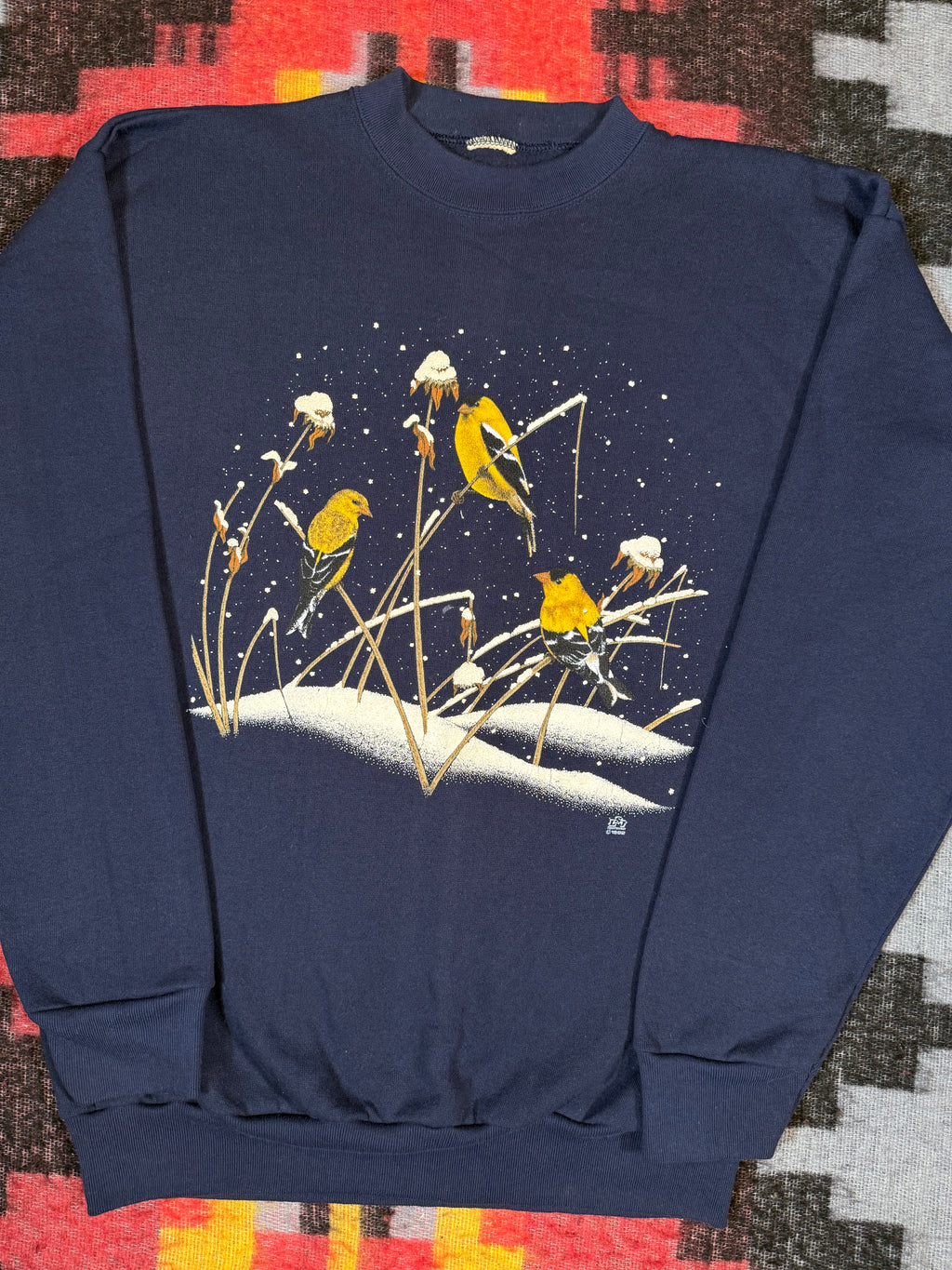 Vintage 1992 Yellow Snowbirds Crewneck (L)