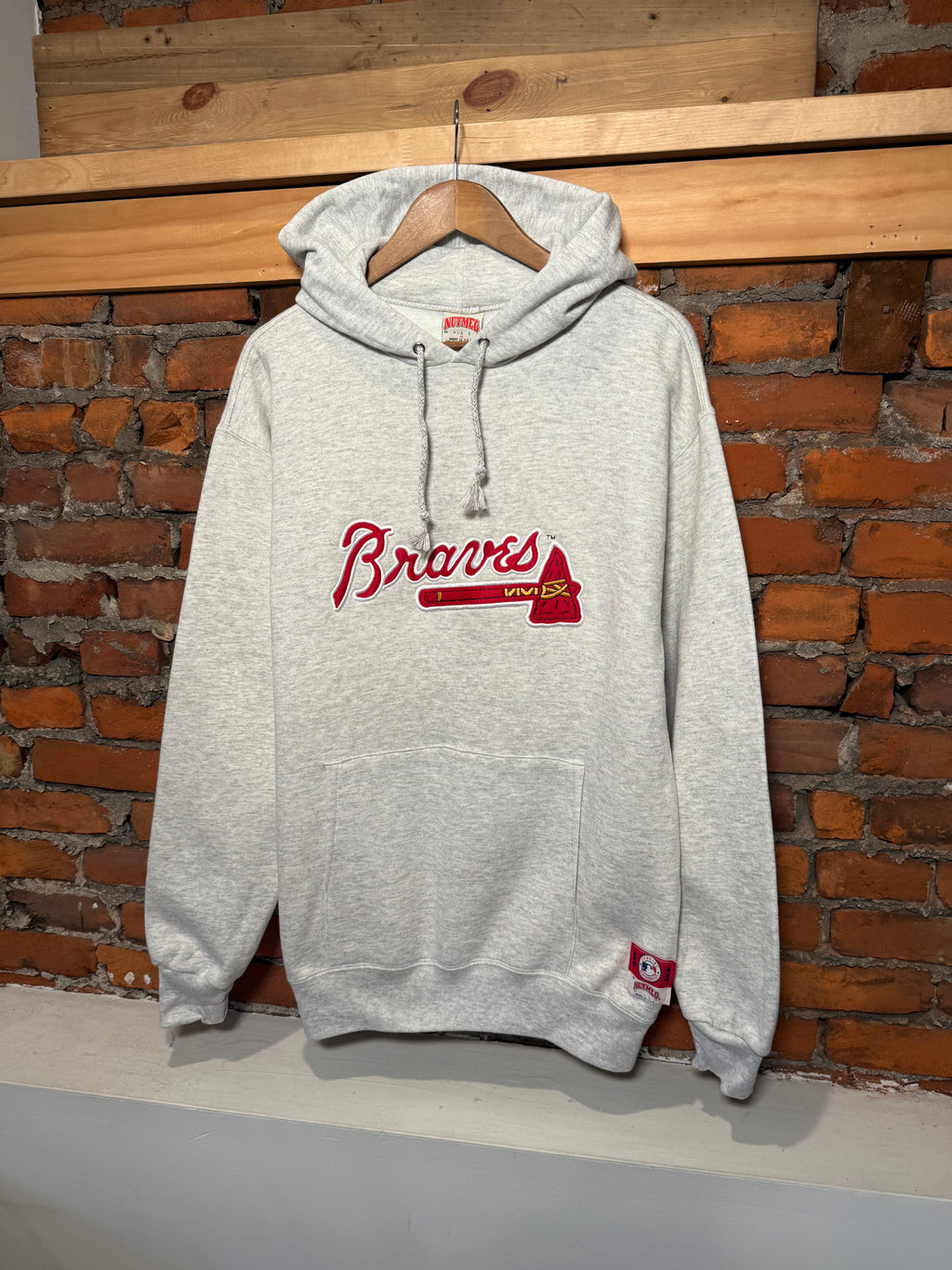 Vintage Unworn Atlanta Braves Nutmeg Hoodie (M)