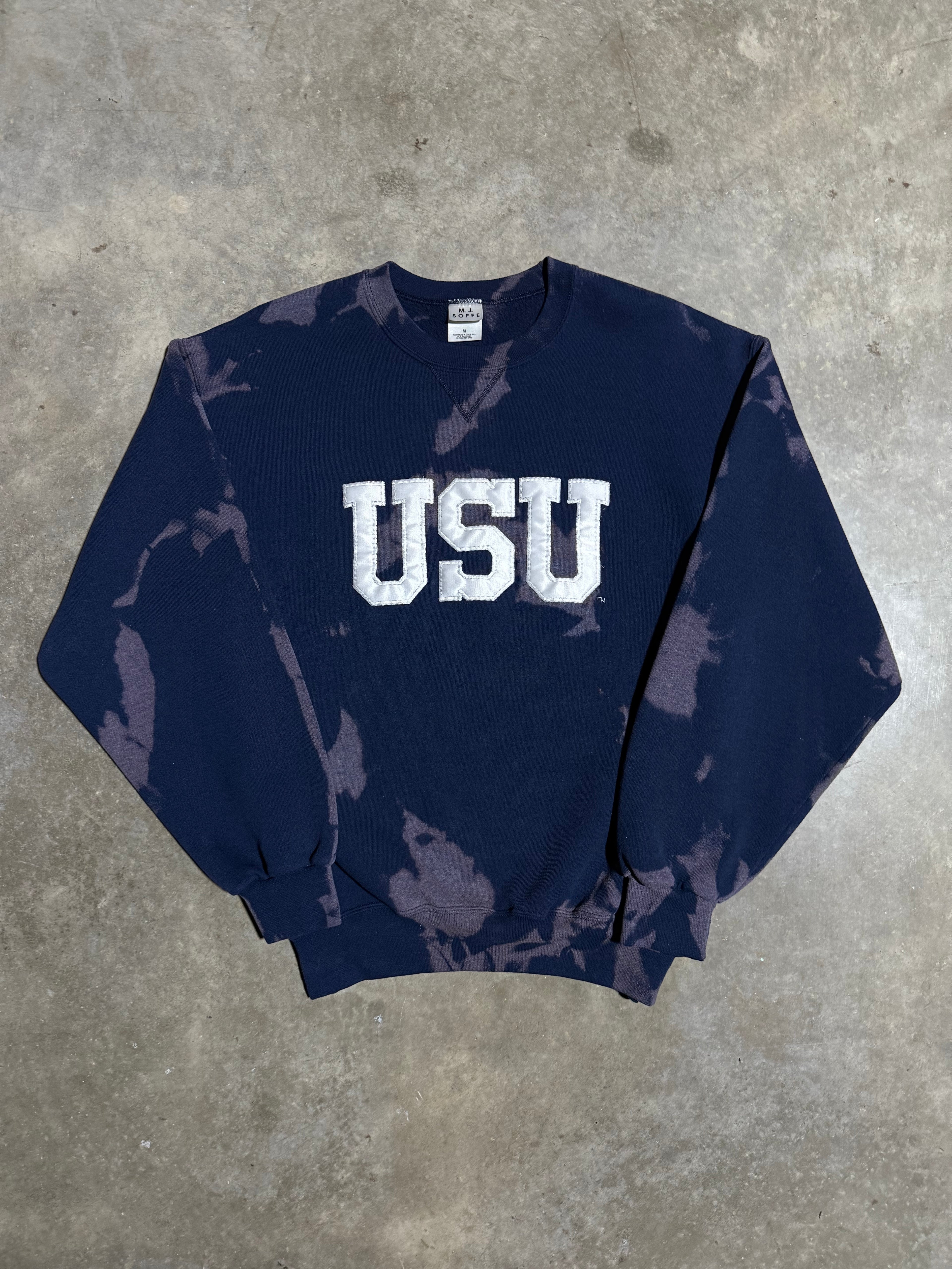 Vintage Utah State University Bleached Crewneck (M)