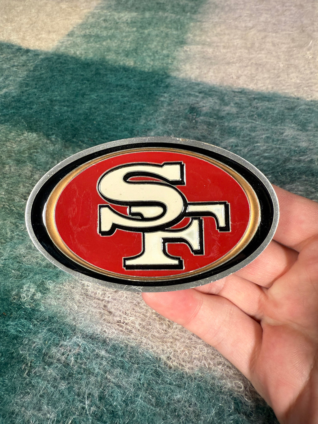 Vintage 2000s San Francisco 49ers Logo Belt Buckle