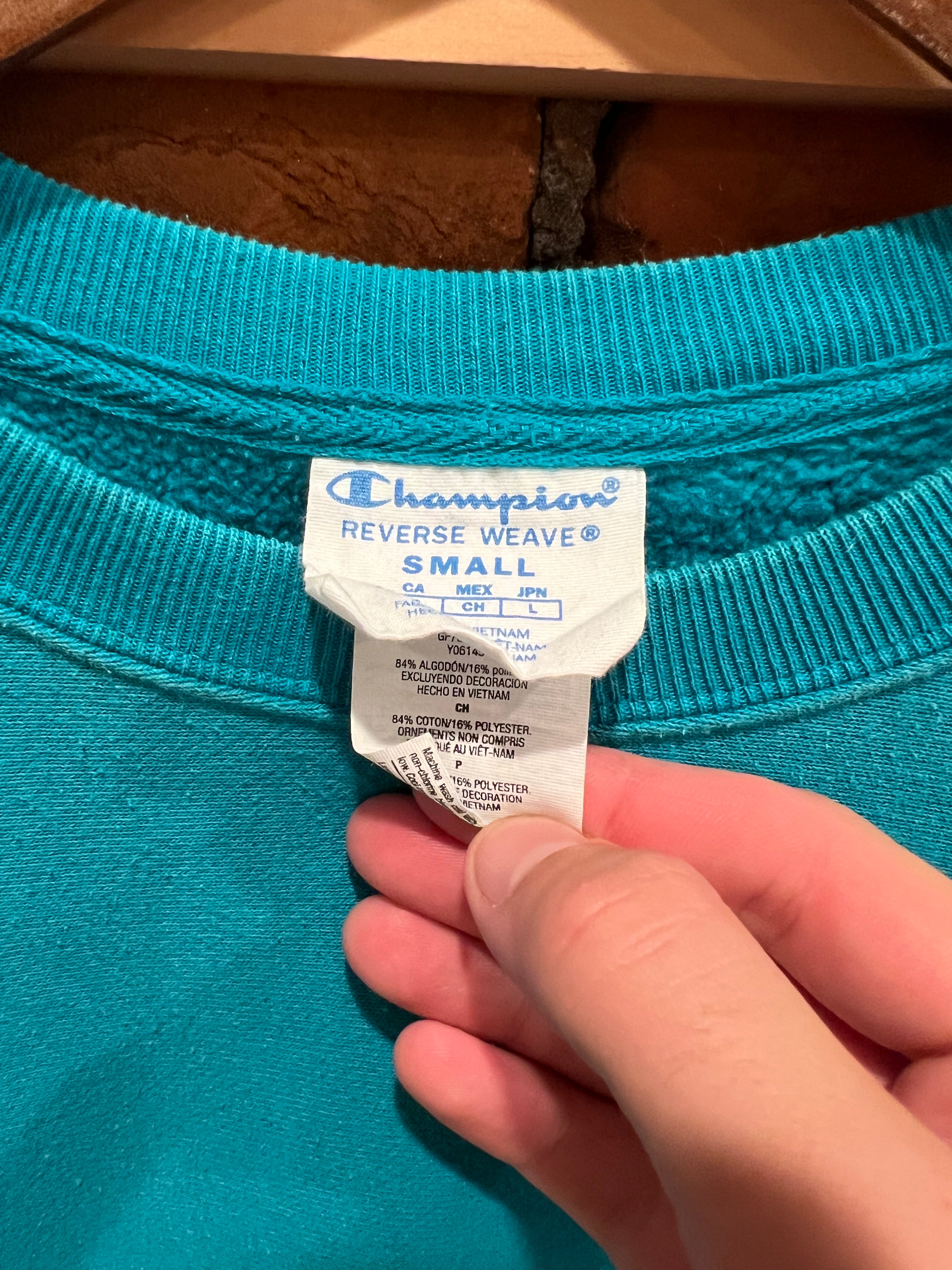 Modern Blue Champion Reverse Weave Crewneck (S)