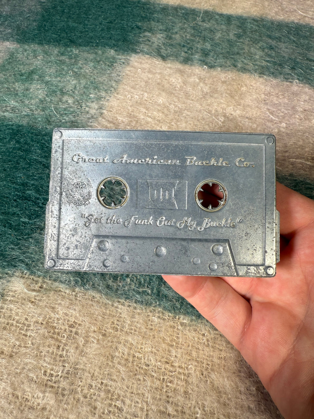 2004 Cassette Tape Belt Buckle