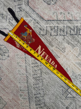 Load image into Gallery viewer, Vintage 50s/60s Let ‘Er Buck Nevada Cowboy Pennant (16.5inch)
