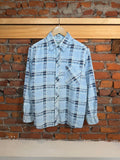 Vintage Haland Women’s Blue Flannel Shirt (WL)