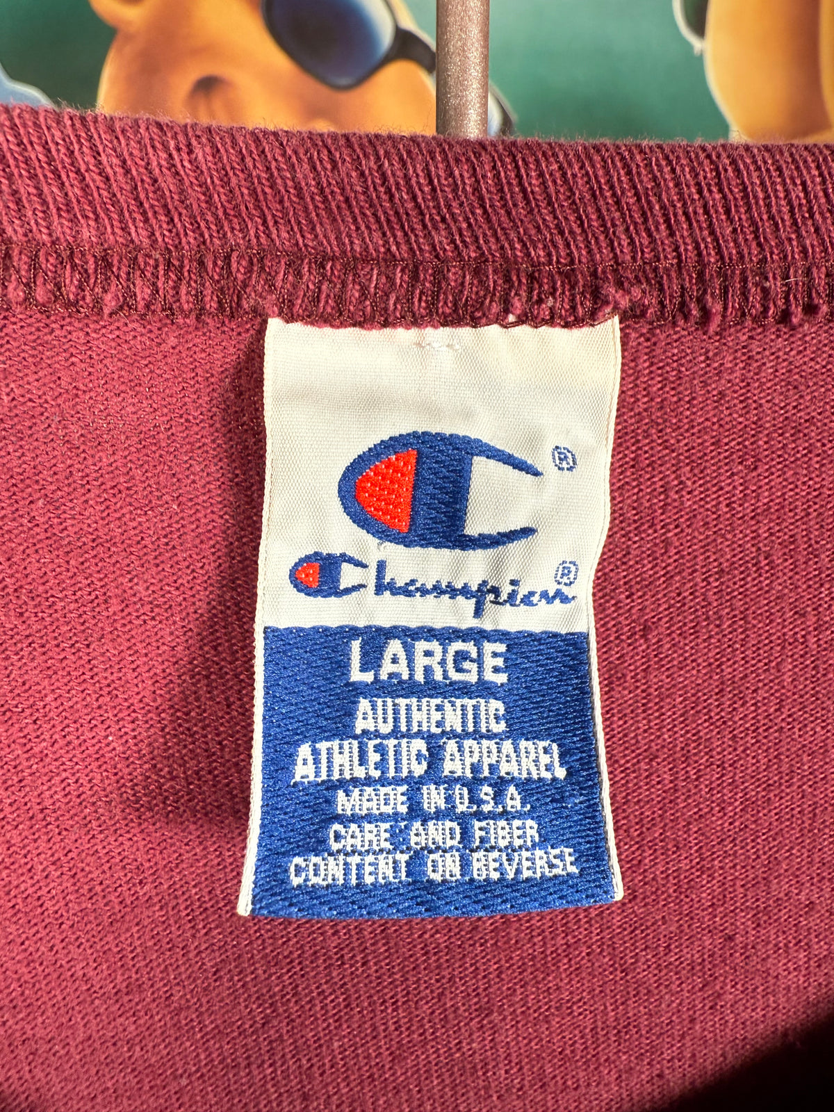 Vintage Champion Boston College Longsleeve Shirt (L)