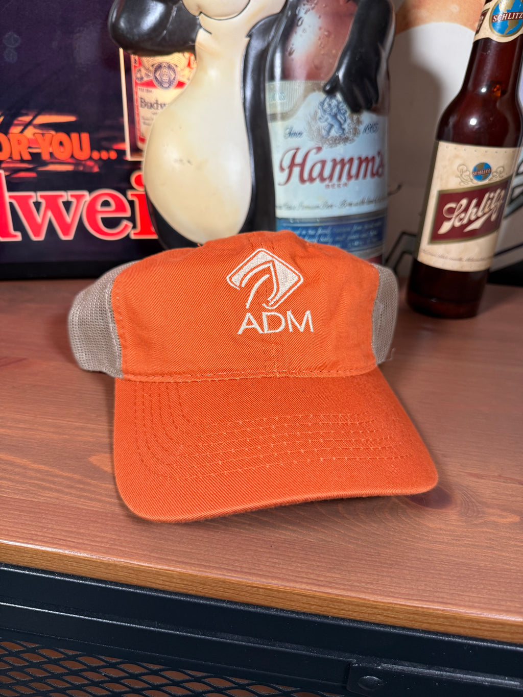 2000s ADM Agriculture Orange Trucker Hat